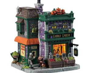 Lemax Village Collection Ghouly Grocer #95458