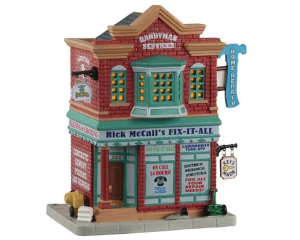 Lemax Village Collection Rick Mccall's Fix-It-All #15781