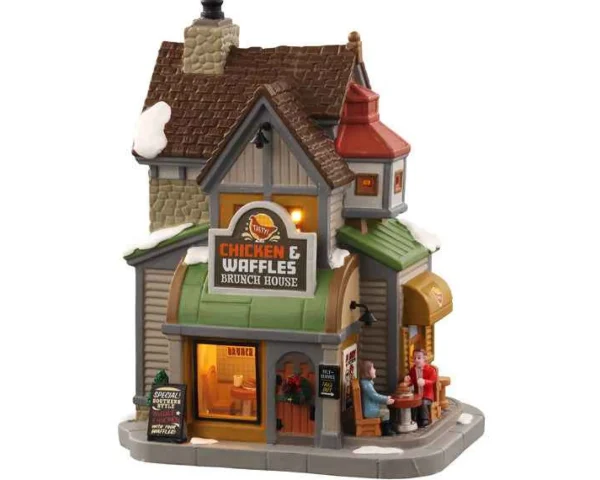 Lemax Village Collection Chicken & Waffles Brunch House #05688