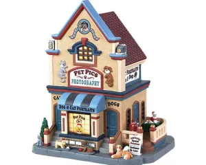 Lemax Village Collection Pet Pics Photography #85391