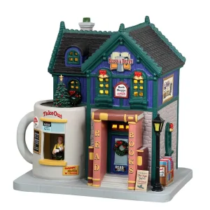 Lemax Village Collection Books And Brews Cafe #35038
