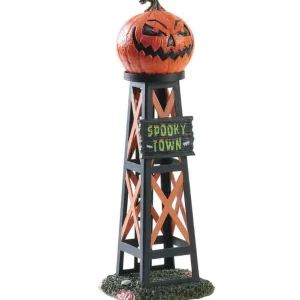 Lemax Village Collection Evil Pumpkin Water Tower #83341