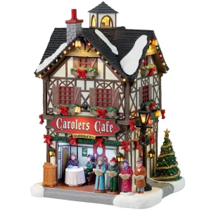 Lemax Village Collection Carolers Cafe, Battery Operated (4.5V) #35024
