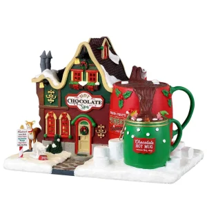 Lemax Village Collection Hot Chocolate Spa, Battery Operated (4.5V) #35070