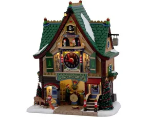 Lemax Village Collection Friendly Forest Clockworks, With 4.5V Adpator #15734