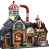 Lemax Village Collection Bell's Gourmet Popcorn Factory #75188