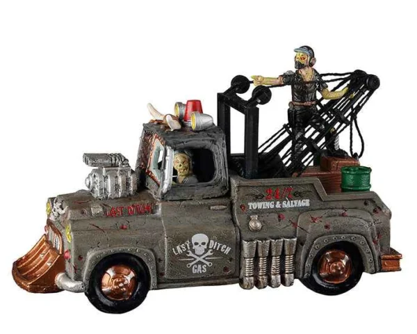 Lemax Village Collection Last Ditch Tow Truck #23581