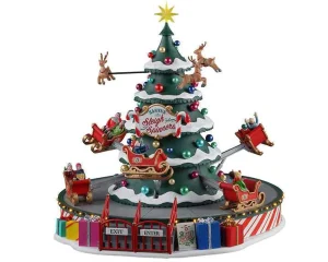 Lemax Village Collection Santa's Sleigh Spinners, With 4.5V Adaptor #14833