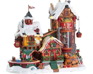Lemax Village Collection Elf Made Toy Factory #75190