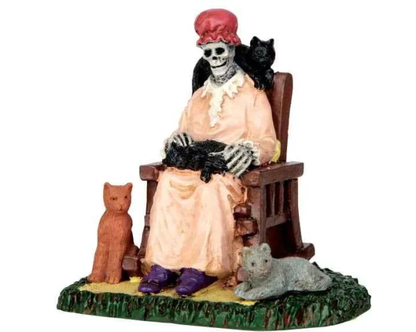 Lemax Village Collection Former Cat Lady #62428