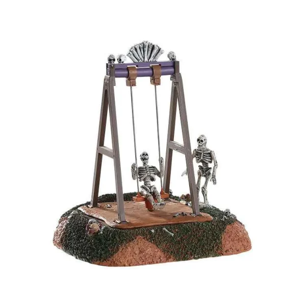 Lemax Village Collection Skeleton Swings #84334
