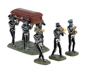 Lemax Village Collection Jazz Funeral, Set Of 4 #13554