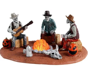Lemax Village Collection Warming Their Bones, B/O (4.5V) #14827