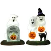 Lemax Village Collection Happy Halloween Ghosts, Set Of 2, Battery Operated (4.5V) #24934