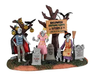 Lemax Village Collection Graveyard Costume Party #23582