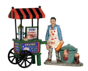 Lemax Village Collection Zombie Brains Foodcart, Set Of 2 #52311