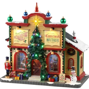 Lemax Village Collection Cranberry Hill Christmas Boutique, Battery Operated (4.5V) #35023