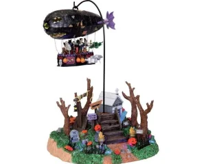 Lemax Village Collection Dreaded Zeppelin, With 4.5V Adaptor Table Accent #04174