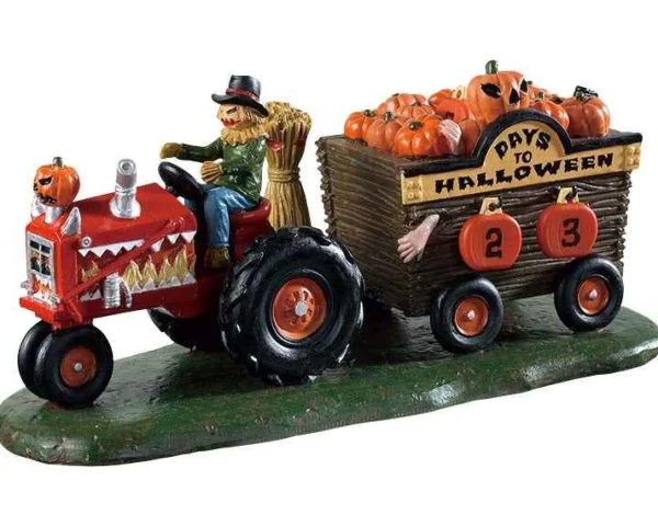 Lemax Village Collection Pumpkin Haul Countdown Table Accent #93414