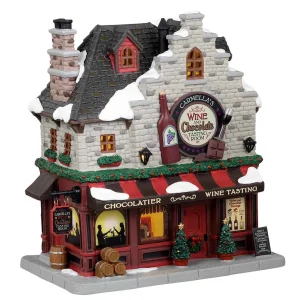 Lemax Village Collection Carmella's Wine And Chocolate Tasting Room #35062