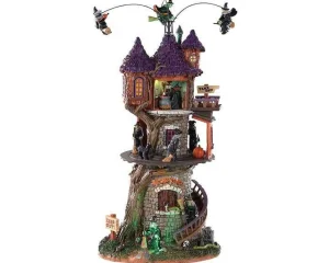 Lemax Village Collection Witches Tower, With 4.5V Adaptor #85301