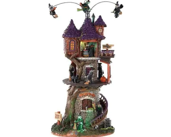 Lemax Village Collection Witches Tower, With 4.5V Adaptor #85301