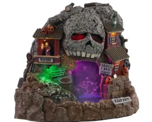 Lemax Village Collection Skull Cave Quarry, With 4.5V Adaptor #14822