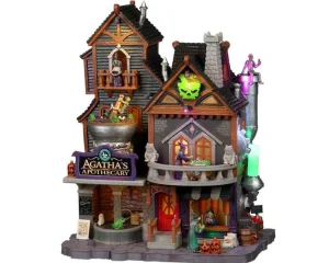 Lemax Village Collection Agatha's Apothecary, With 4.5V Adaptor #25848