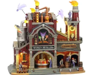 Lemax Village Collection Evil Spirits Whiskey Distillery, With 4.5V Adaptor #15723