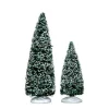 Lemax Village Collection Snowy Juniper Tree, Set Of 2 #34665