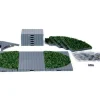 Lemax Village Collection Plaza System (Grey, Round Grass) - 24 Pcs #64108
