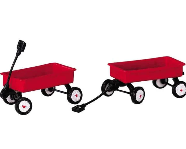 Lemax Village Collection Red Wagons, Set Of 2 #44175