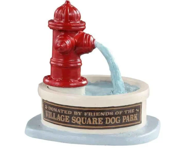 Lemax Village Collection Dog Park Water Fountain #14843