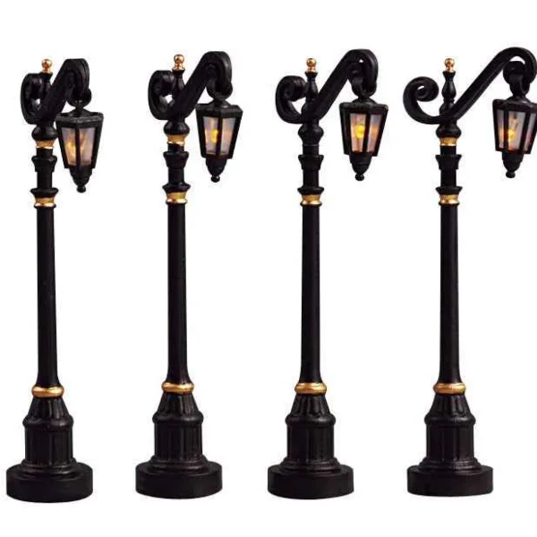 Lemax Village Collection Colonial Street Lamp, Set Of 4 #54313