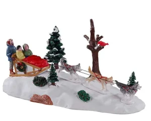 Lemax Village Collection Dog Sledding Afternoon Table Accent #13557