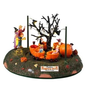 Lemax Village Collection Pumpkin Patch Train, Battery Operated (4.5V) #34061