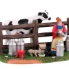 Lemax Village Collection Victorian Dairy Farmer Table Accent #13563