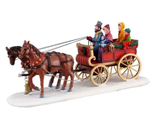 Lemax Village Collection Carriage Cheer Table Accent #13562