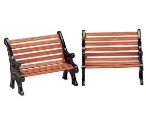 Lemax Village Collection Park Bench, Set Of 2 #34895