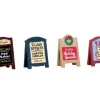 Lemax Village Collection Village Signs, Set Of 4 #64071