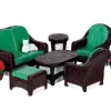 Lemax Village Collection Wicker Lawn Set, Set Of 8 Table Accent #64077