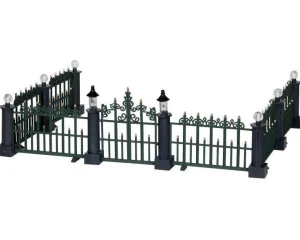 Lemax Village Collection Classic Victorian Fence, Set Of 7 #24534