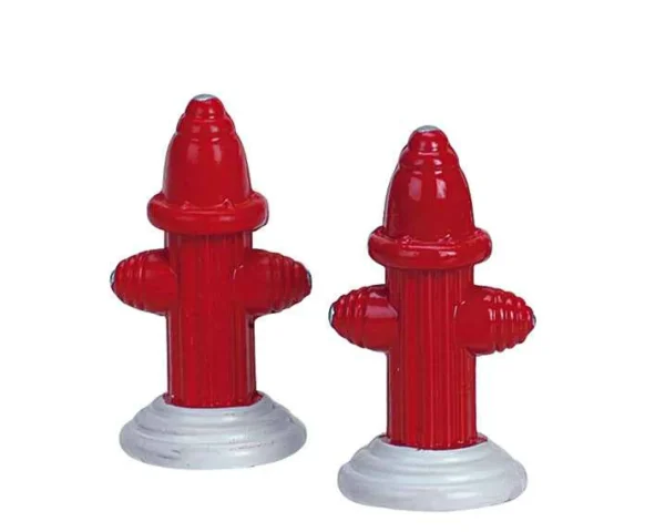 Lemax Village Collection Metal Fire Hydrant, Set Of 2 #24986