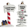 Lemax Village Collection North Pole Signs, Set Of 2 #64455