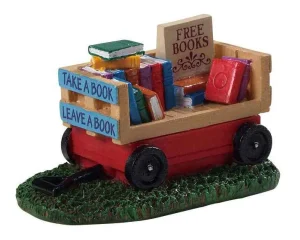 Lemax Village Collection Book Wagon #94534