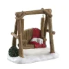Lemax Village Collection Rustic Log Swing #84363