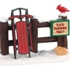 Lemax Village Collection Sled Parking Only #04740