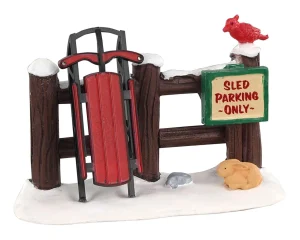 Lemax Village Collection Sled Parking Only #04740