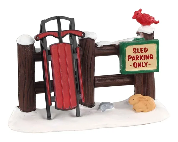 Lemax Village Collection Sled Parking Only #04740