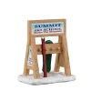 Lemax Village Collection Ski Rack Sign #34097